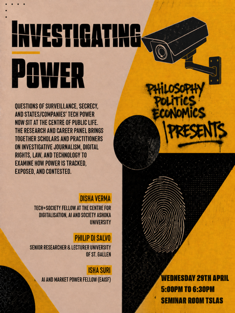 Panel Discussion on Investigative Journalism, Digital Rights, and Technology at TSLAS